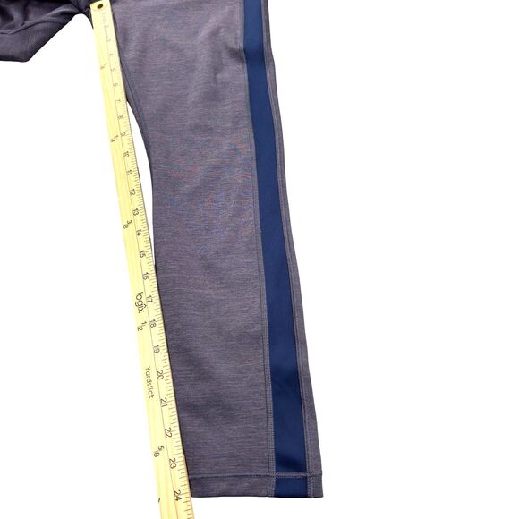 Athleta 7/8 Leggings M Medium Ultimate Stash Pocket Tight Heather Purple/Blue - Picture 8 of 9